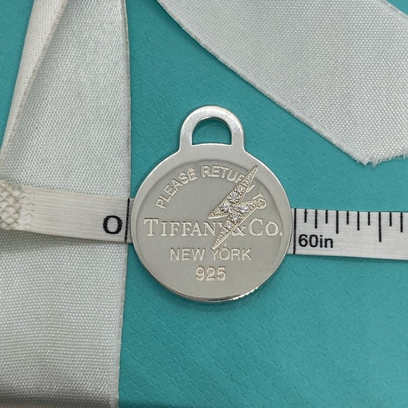 Return to Tiffany & Co. Diamond Lightning Bolt Charm - Picture 6 of 6